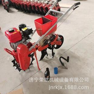 手GSB能推式自走汽柴米油施肥播种一体机小型多功油播种机手扶玉