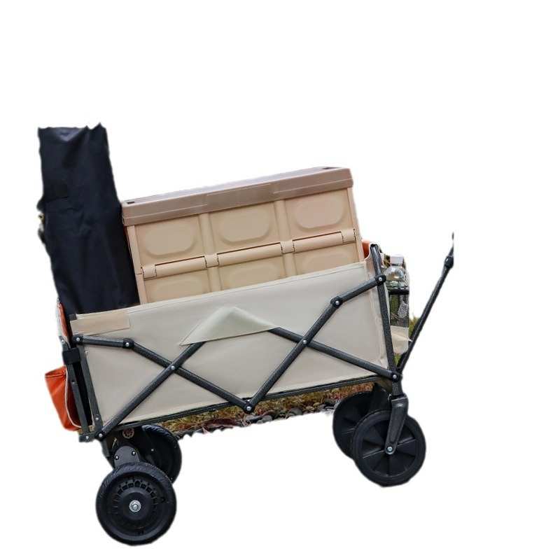 电动新款车户外推车野营车露营户外便携式露营可折叠车餐车野营地