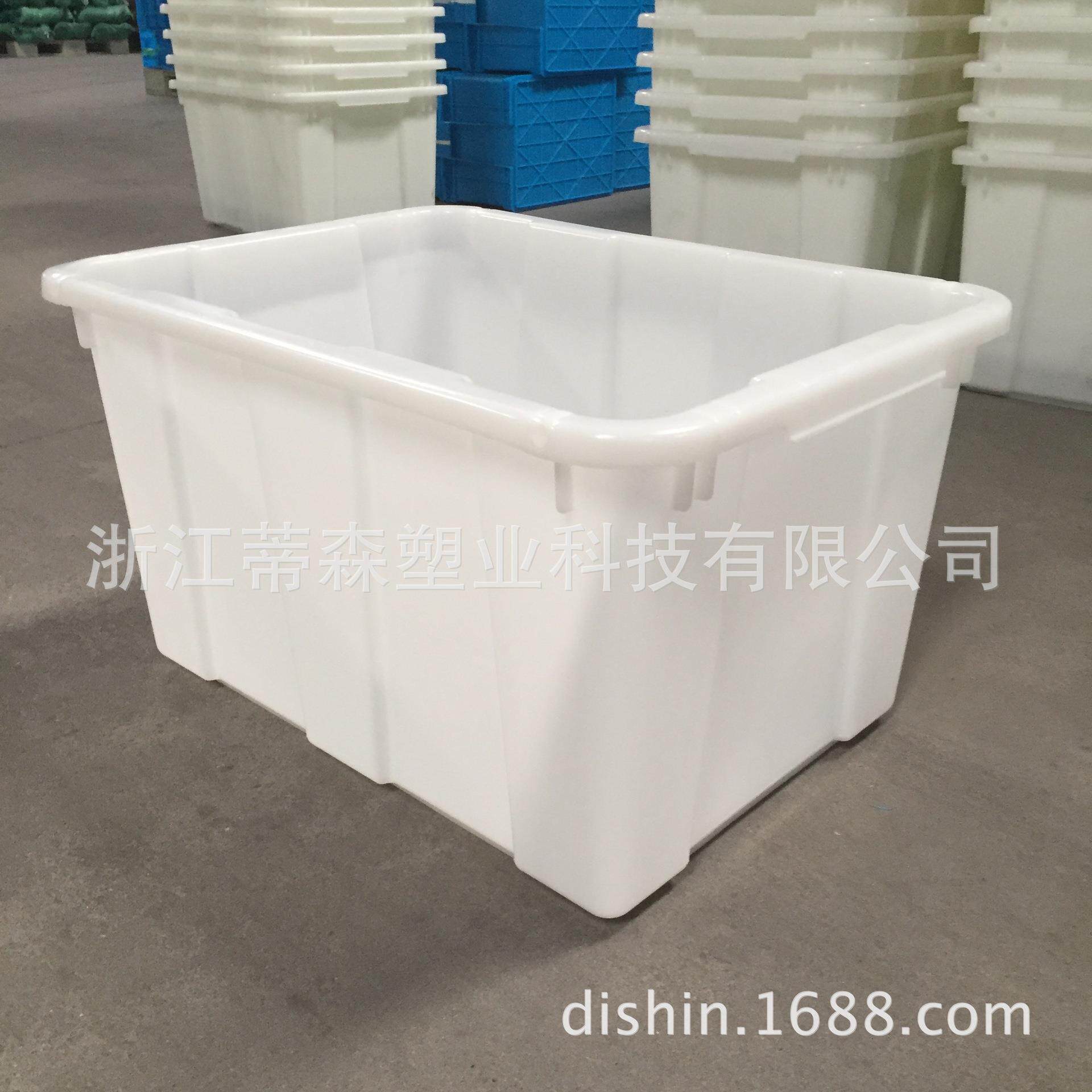 614水箱 白色可套叠塑料箱 PE食品级水桶85L水箱服装收纳箱储水桶