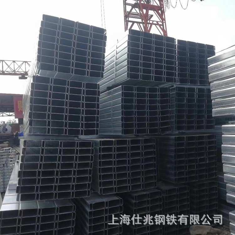 L型檩条L型加固件冷弯热镀锌C型钢热浸锌C型钢冲孔热轧镀锌C型钢