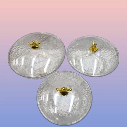 High-end Luxury European Style Transparent Fruit Plate, Cake