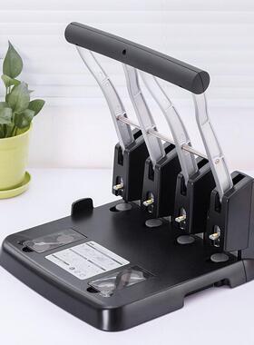 旗文STD 重型厚层四孔打孔机打150张P-1500-4手动打洞器4孔打洞机