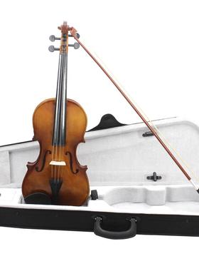 厂家AV-102椴木小提琴实木普及小提琴初学练习小提琴带琴盒