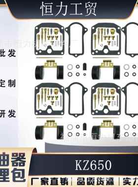 4PCS 适用于 KZ650 KZ650c KZ650D KZ650B 77-78 化油器 修理包