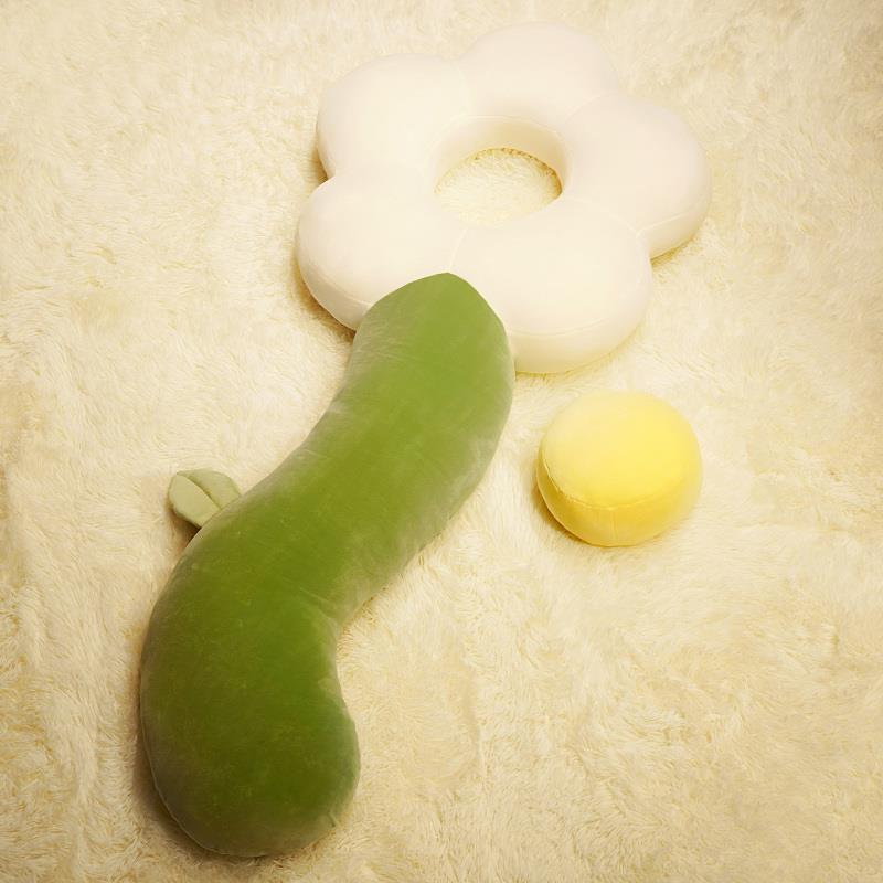 正品is朵n毛绒玩具长条抱枕女生睡觉夹腿抱娃布娃玩偶公花仔床上