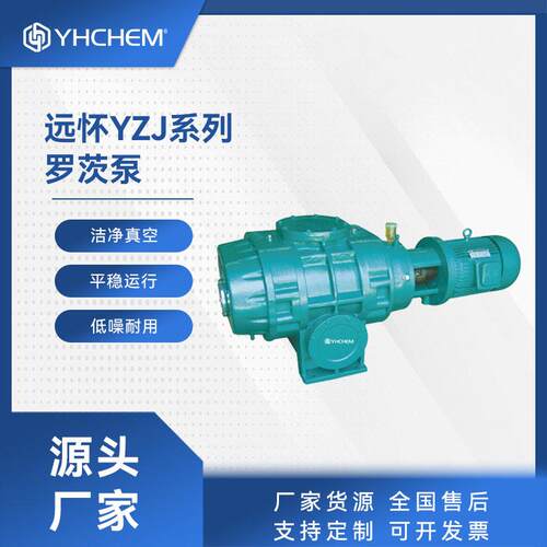 远怀罗茨泵结晶真空低噪耐用化工医真空蒸馏真空泵
