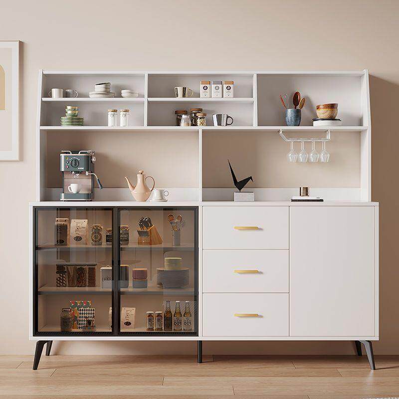 餐边柜高柜一体靠墙现代简约家用酒柜客厅储物柜碗柜家用厨房茶柜