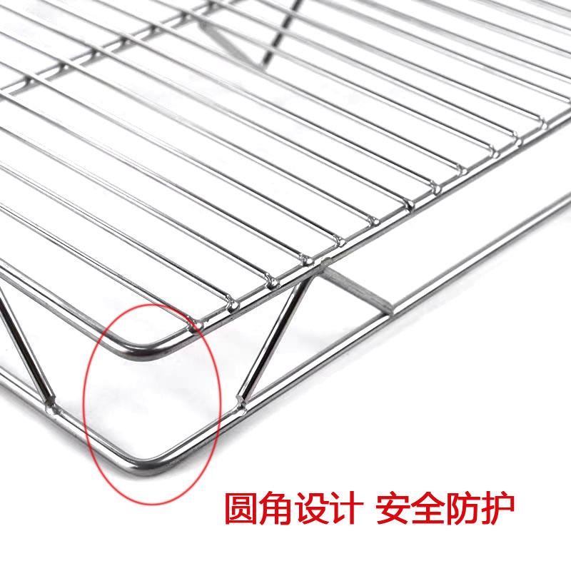 不形锈钢猪肉架网架猪肉晒架子长方双层蛋糕包晾网架烧烤网不锈面