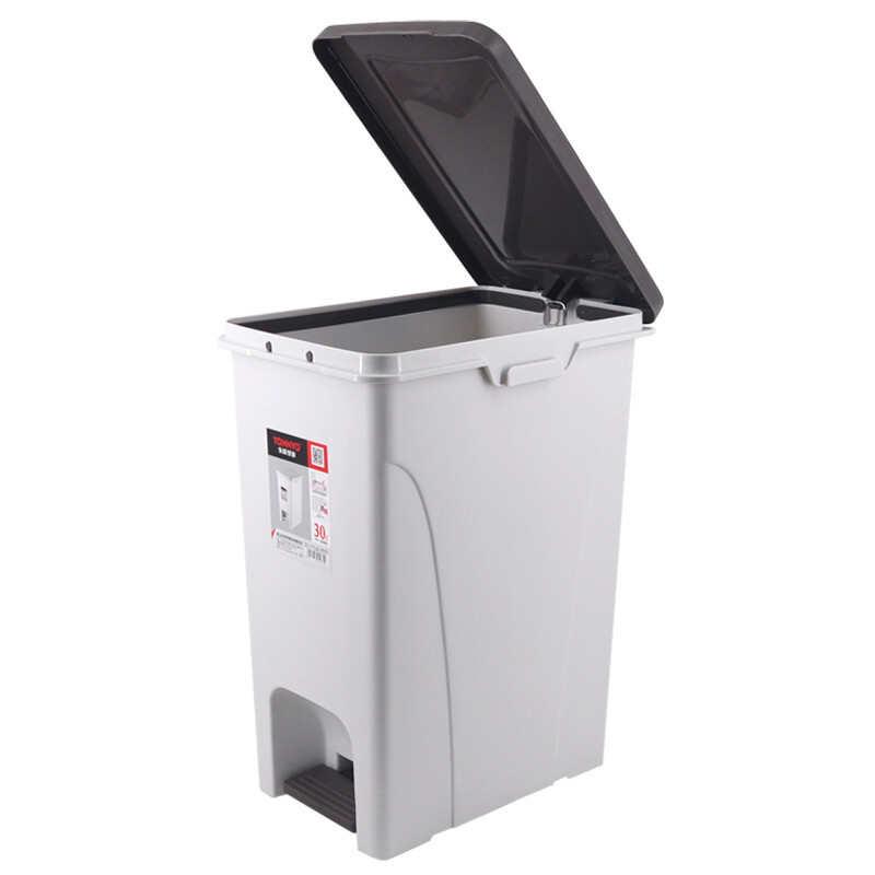 脚踏式塑料垃圾桶户外家用厨房大容量长方形垃圾箱垃圾桶纸篓