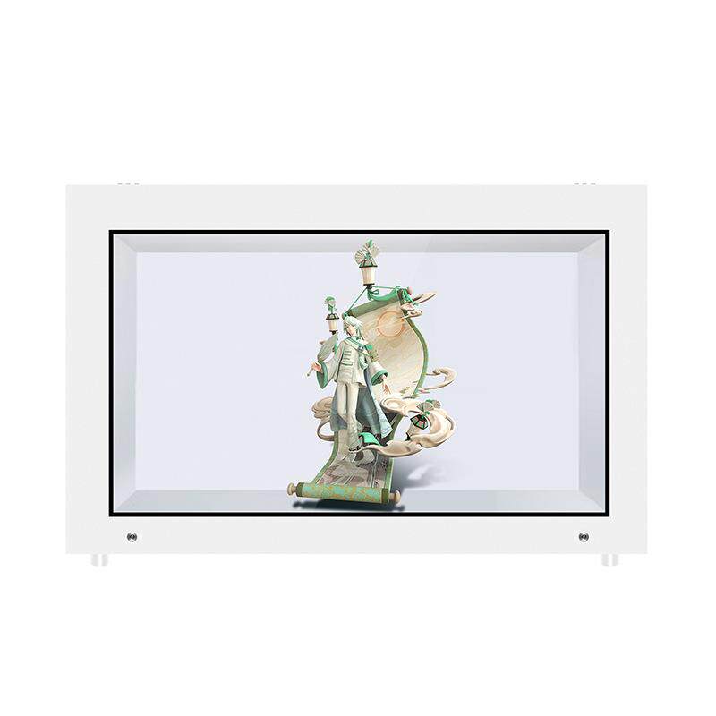 32寸/43寸/55寸-98寸透明显示屏展示柜液晶珠宝展柜单机版