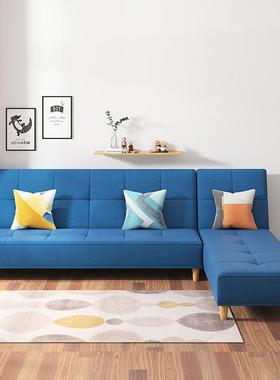 户叠床折叠单小MG-65733小户艺型布沙发租出房服装沙发公寓户型沙