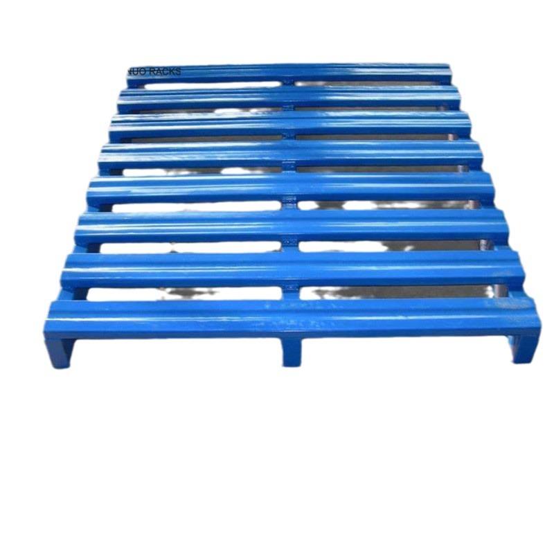 沈阳钢制托盘制造厂家供应辽宁丹东凤城四平2向进叉加厚铁托盘