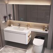 浴室柜设计师可定制绮美石一体盆卫生间洗漱台延伸洗脸池洗手盆柜