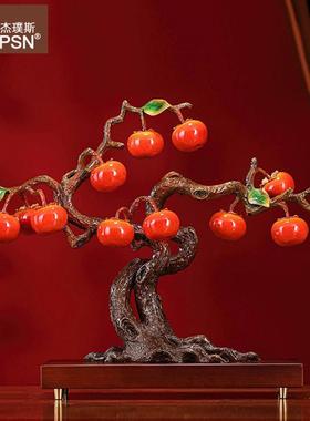 ZPPSN纯铜客厅装饰摆件新中式事事如意工艺品玄关办公室乔迁礼品