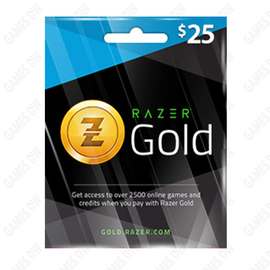 Razer Gold Code  25USD雷蛇卡25美Rixty充值卡 CF穿越火线