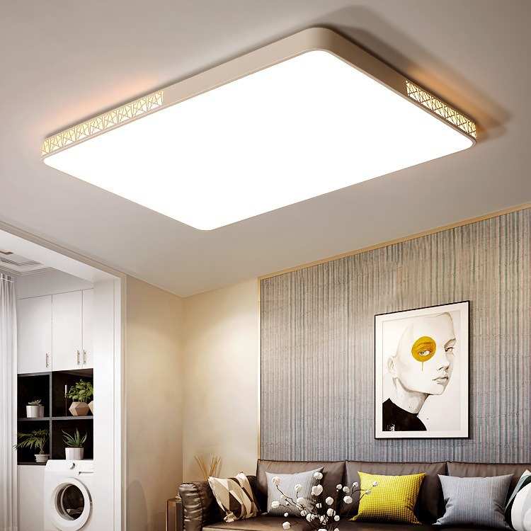 LED客厅灯长方形吸顶灯现代简约创意卧室餐厅灯具大气吊灯大厅灯
