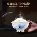 现代陶瓷景德镇套装 金边骨瓷家用碗盘轻中碗碟餐具国风高档组合奢