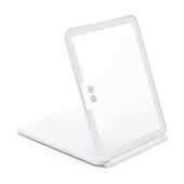 折叠led发光镜带工厂镜子可充电 化妆镜大号翻盖化妆镜随身折叠灯