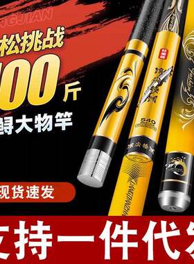 新款直销浪尖鲮渊鱼竿超轻超硬手杆碳素28调19调台钓鲢鳙鲫鲤鱼钓