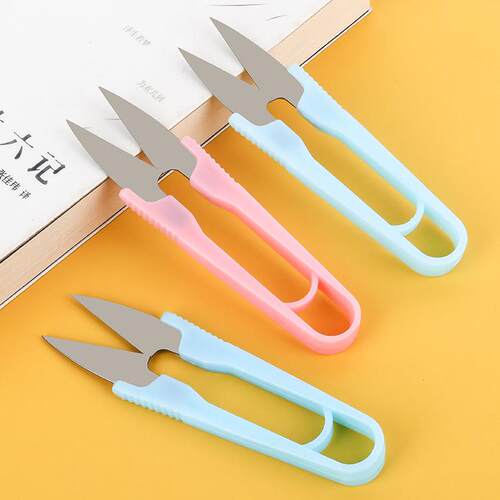 Manufacturer of small U-shaped colored household scissors, c