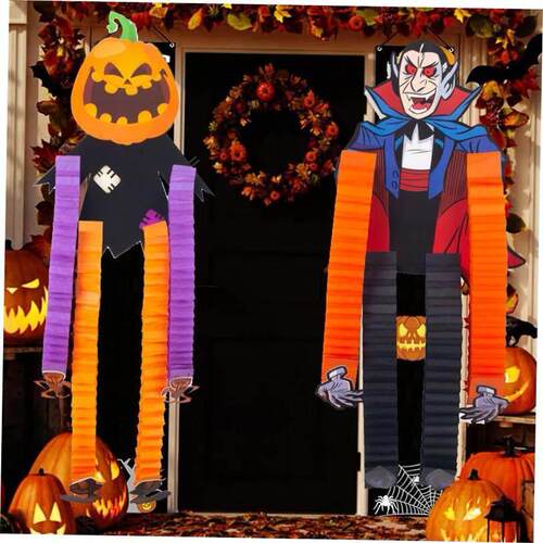 Halloween Pumpkin Door Hanging Decoration Halloween Door