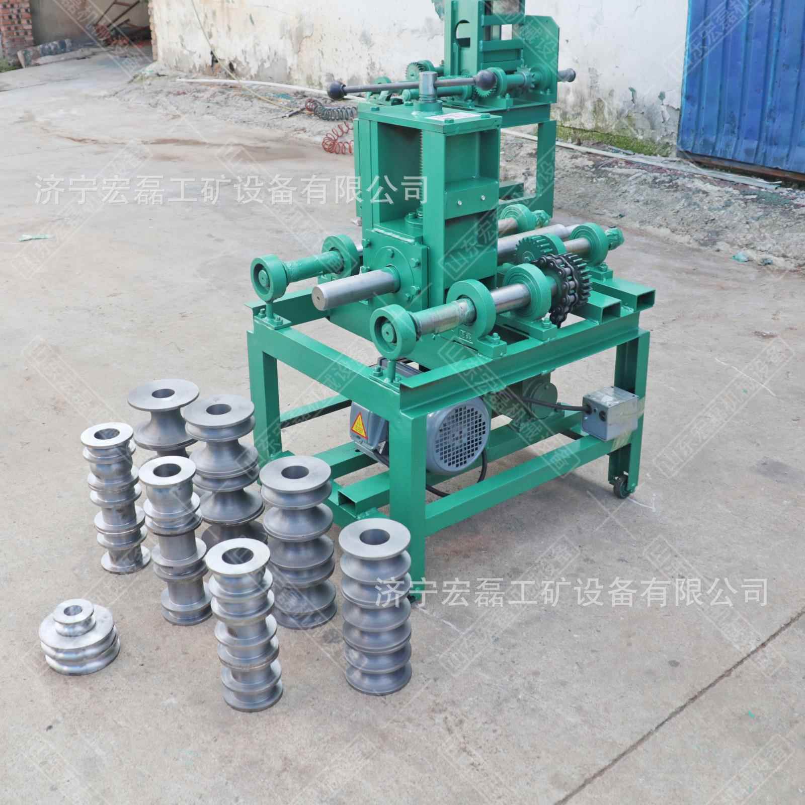 76型立式电动大棚骨架弯弧机不锈钢镀锌钢管方管圆管弯管机现货