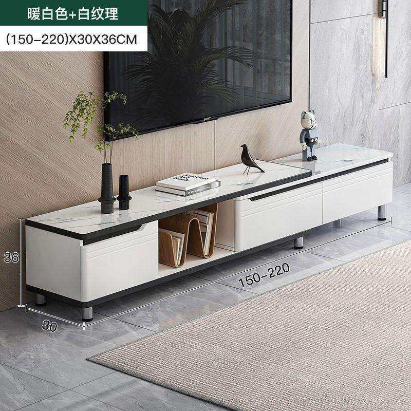 电视柜客厅家用可伸缩简约现代茶几套装小户型豪华极简两新款