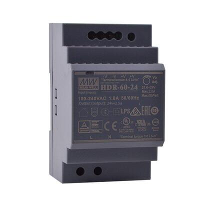 Hdr-60平均轨式5V/12V/24V开关电源15/48轨60W直流变压器Dr60