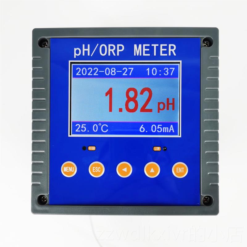 新款工p业在p计H 线h控制器检测仪传感器污水ph电极探头pH值ORP酸
