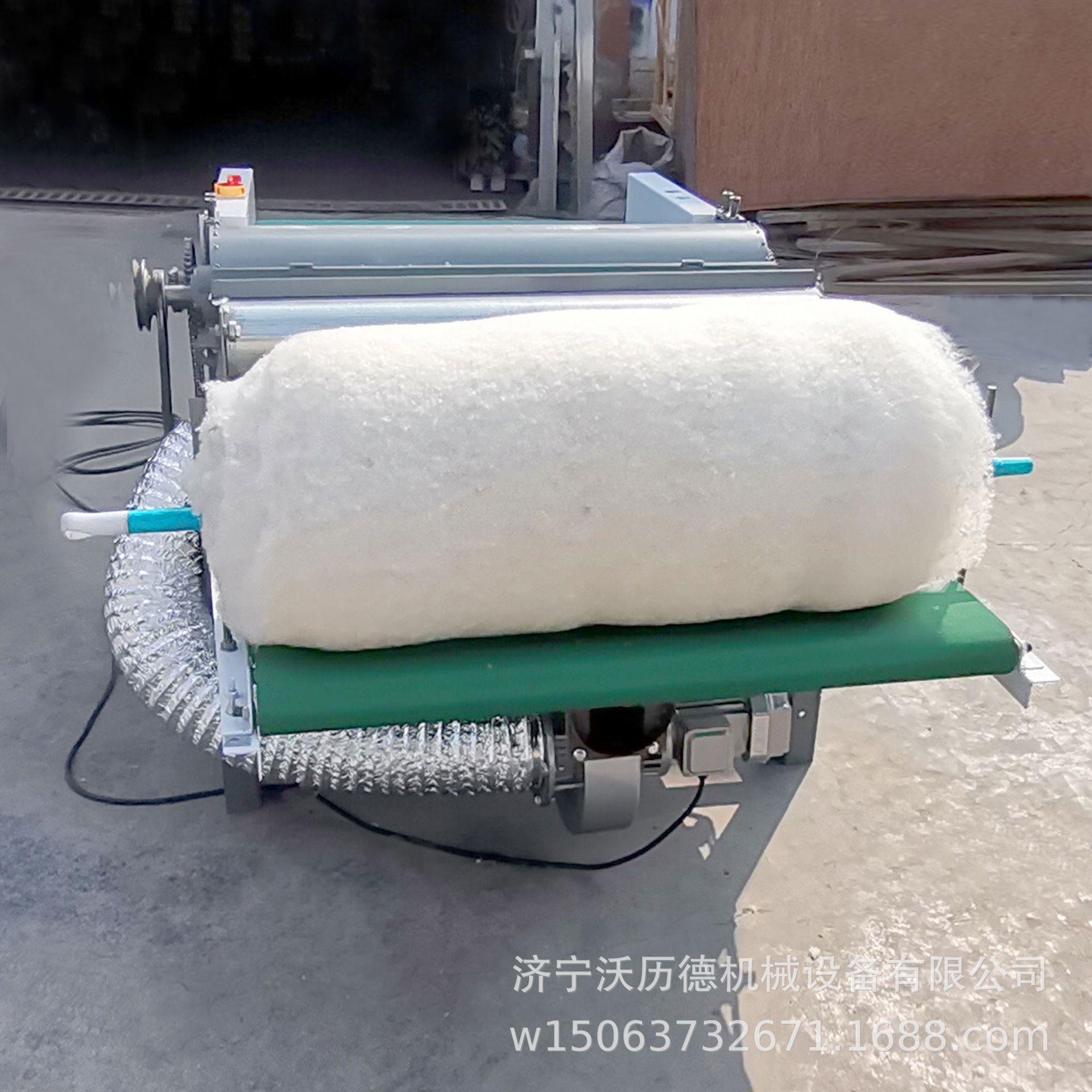 现货辊多辊弹花机多辊开花机视频棉被制作设备开松机图片