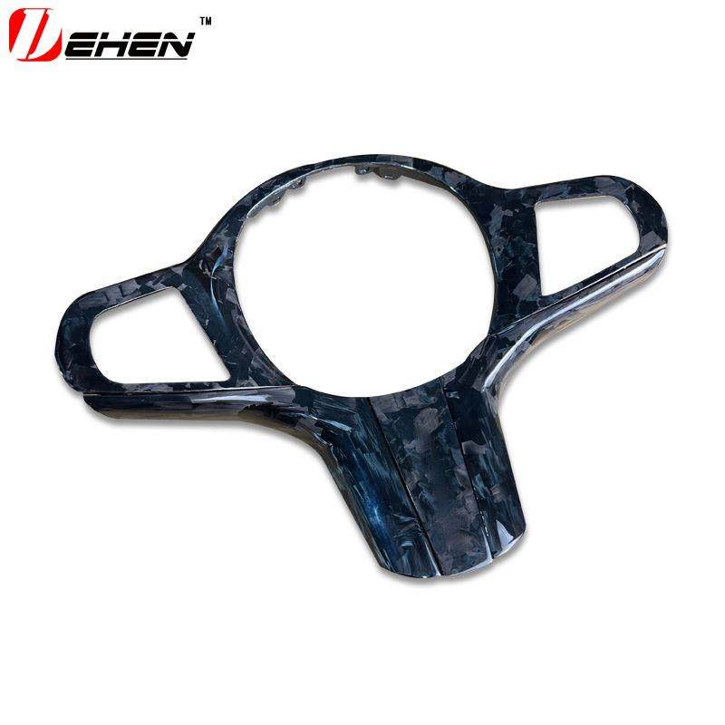 适用宝马3系5系G20 G30 G0G08 G05 06改装MP全包碳纤维方向盘盖板