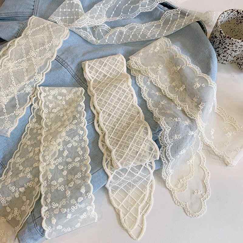韩版新款森系蕾丝多用丝巾飘带发带绑头发网红小仙女超仙扎头发饰