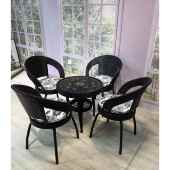 正品 转椅阳台椅三件套阳台椅现代茶桌几组桌合两一桌民宿茶椅藤编