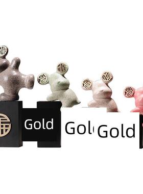 采购产品富滋熊电视柜装饰吸引财富，家庭客厅，无障碍豪华酒柜，