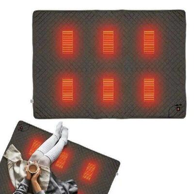 180x150cm Electric Heating Blanket With 6 Heating Zones 5V