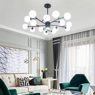 北欧创意个性 店灯饰魔豆吊灯现代简约客厅灯卧室餐厅铁艺灯具 服装