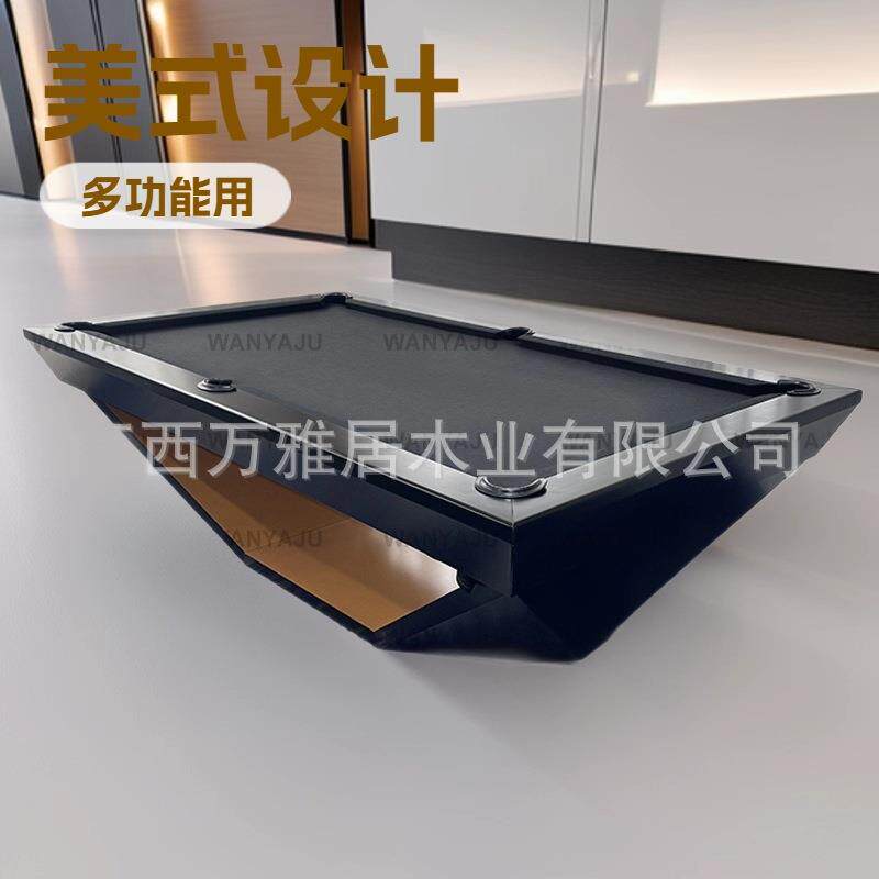价格高品质豪华现代设计黑色台球台球桌室内家用7/8/9英尺