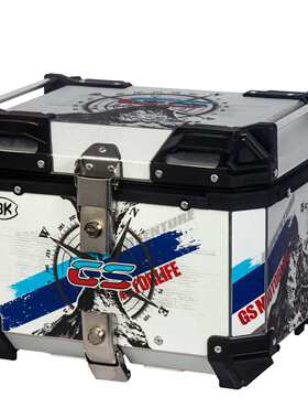 摩托车尾箱防水指南针拆尾快贴画尾36l45l55l65lbk铝合金收纳箱箱