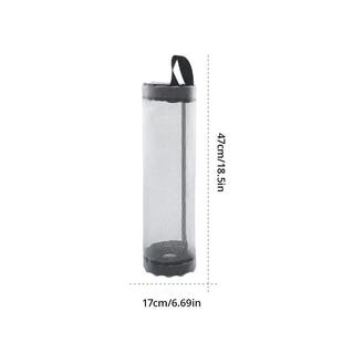 Mount Sundries Bags Plastic Mesh Wall Storage Bag Grey 1pc