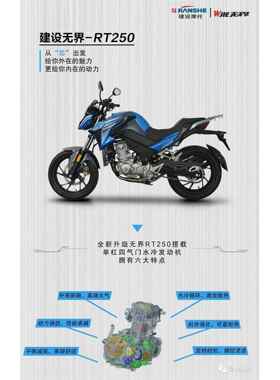 建设无界RT250 机车街车JS250-12D-10D 建设RS250气缸体套缸活塞