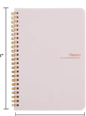 Non dated daily weekly monthly planner agenda notebook diary