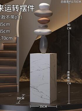 高档高档时品来运转大迁型落摆件客厅沙发地电视柜旁家居饰创意乔