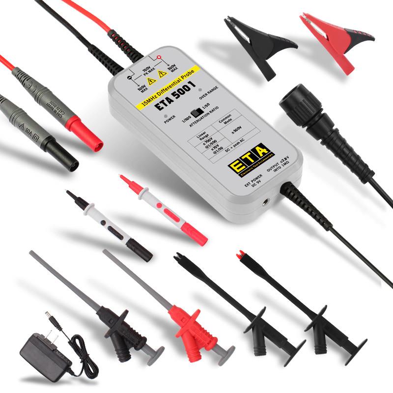 埃塔 ETA5001 15MHz/700V 市电多相电源变频器电机示波器差分探头