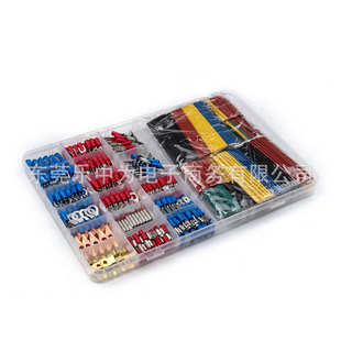 冷压接线端子货源 压线剥线钳绿色 冷压端子 钳子组合678pcs