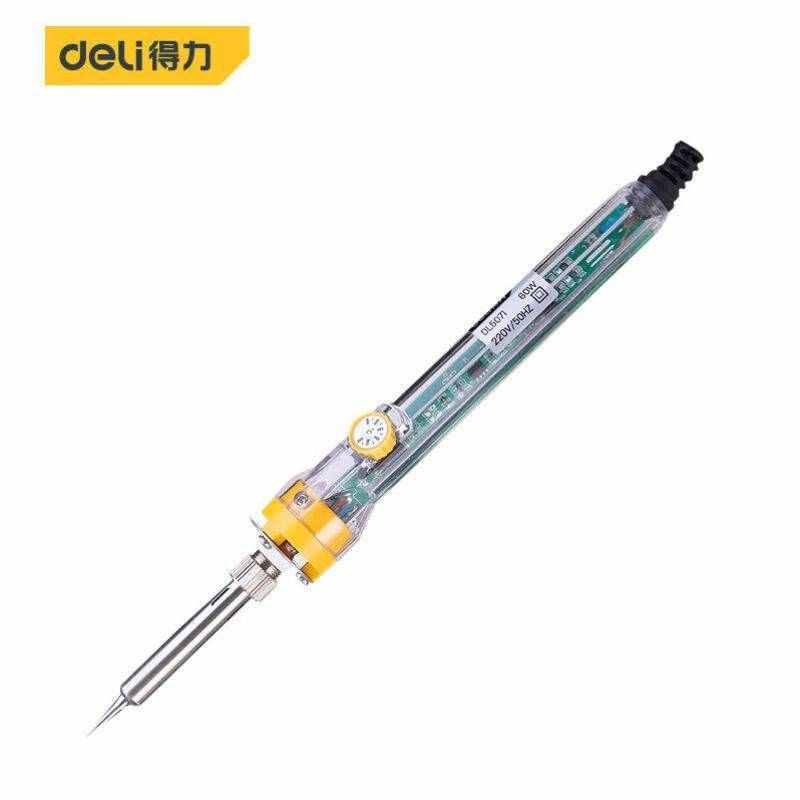 deli电烙铁内热式可调温温控焊接工具60WDL5071400199