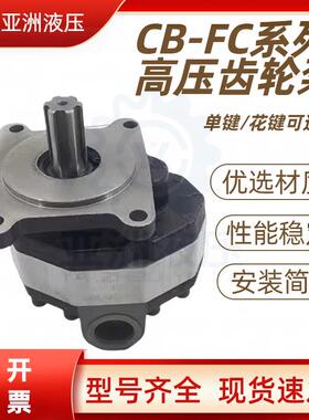 高压液压齿轮泵CB-FC10 16 25 32 50 63 80齿轮泵液压油泵油泵