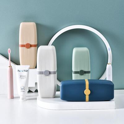 Storage box for toothbrushes and toothpaste, portable toothb