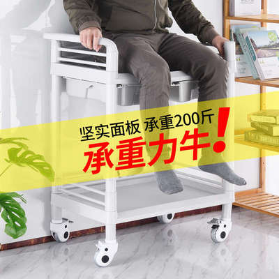 治疗车医用推车ABS置物架仪器美甲发小气泡高档美容院小推车专用