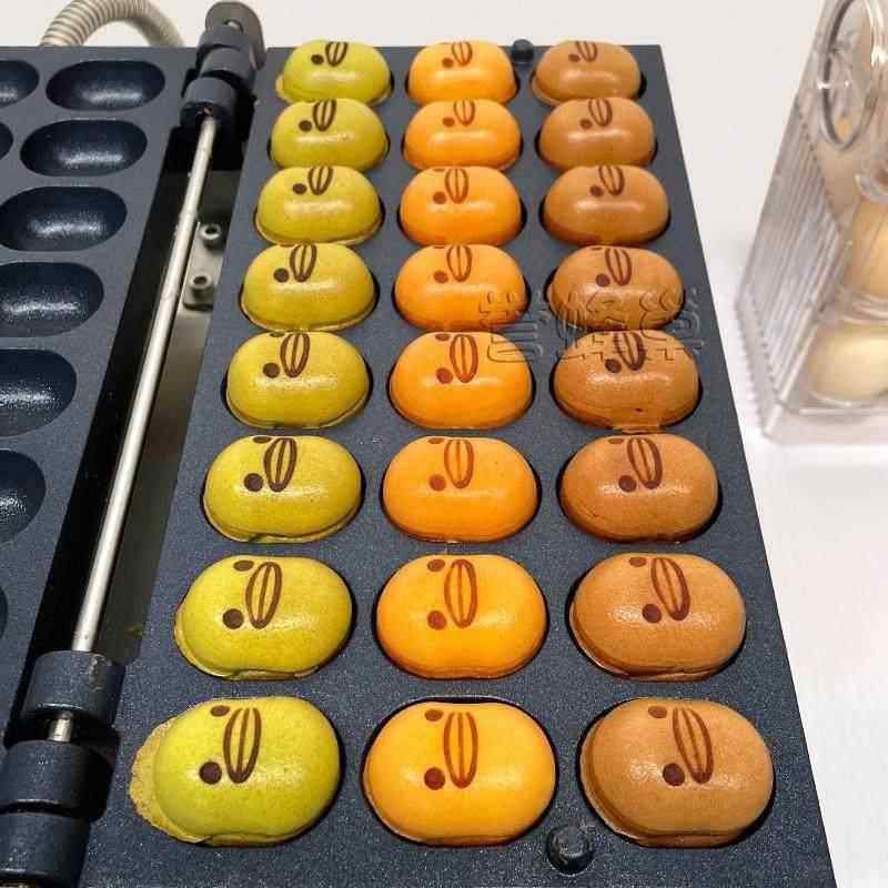 誉蜂巢枣豆糕点机器商用摆摊电热烤饼机烘焙鸡蛋糕模具网红小吃机