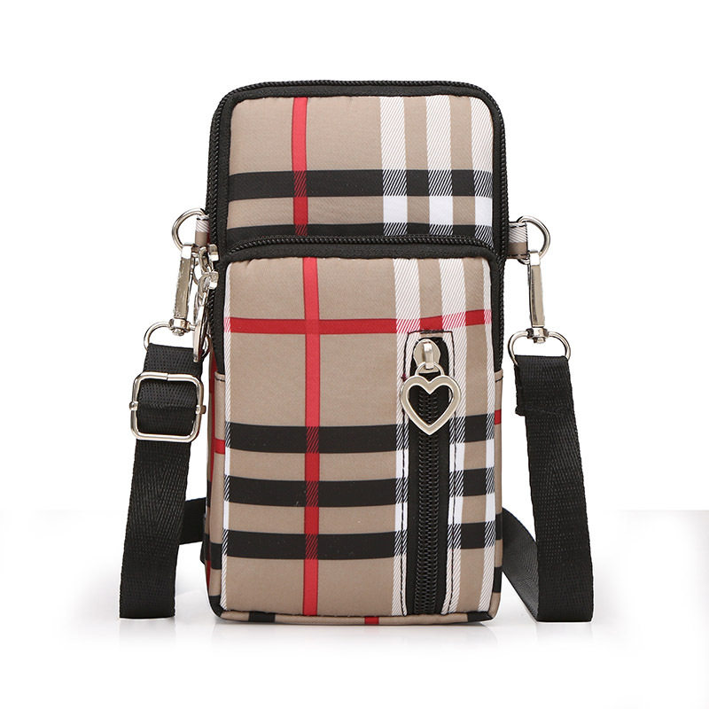 手机包老人用女斜挎包2024新款韩版百搭小包手机袋挂脖装零钱包竖